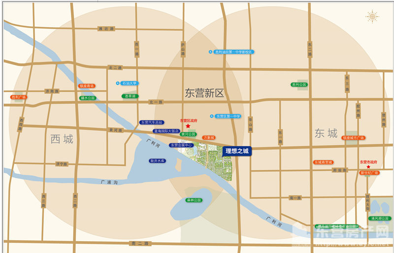 理想之城交通圖