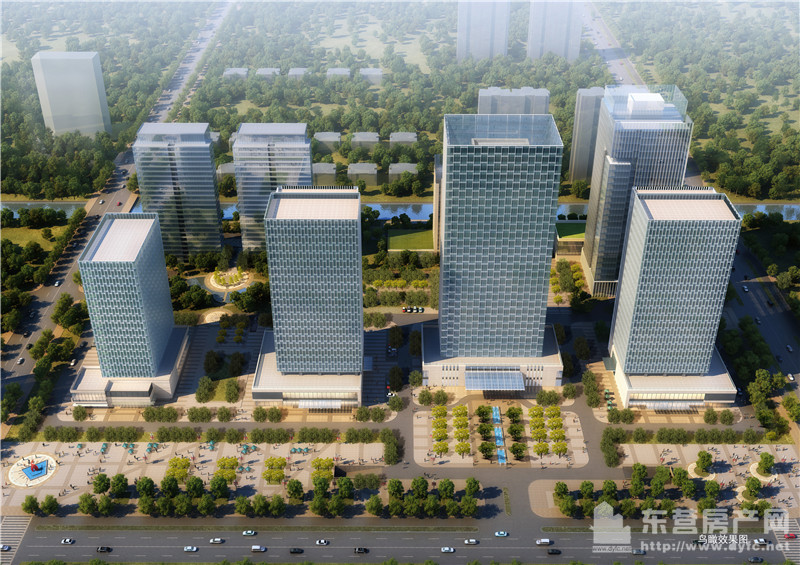 東營財富中心沙盤圖