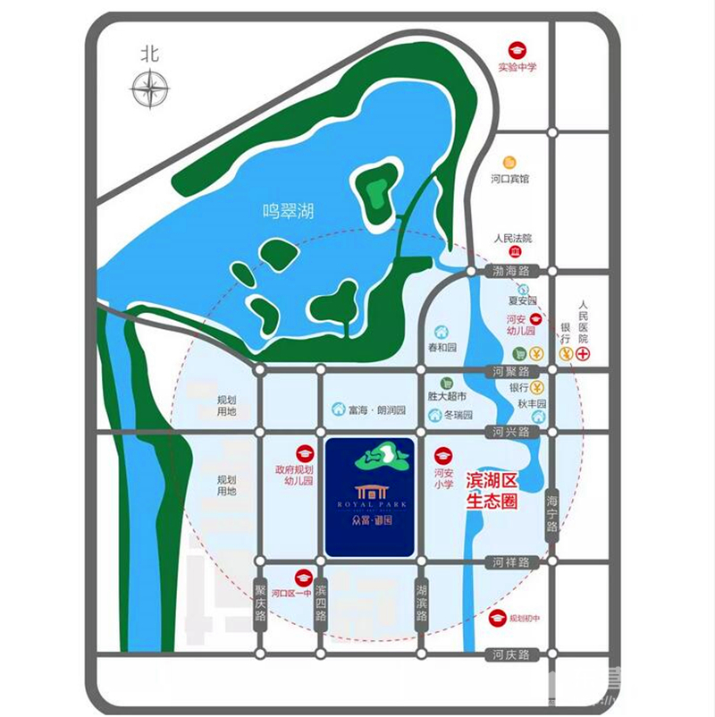 河口眾富·御園交通圖