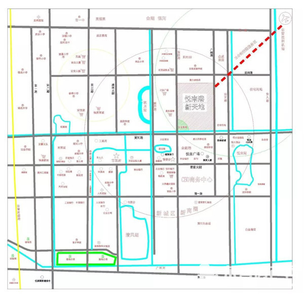 悅來港·新天地交通圖