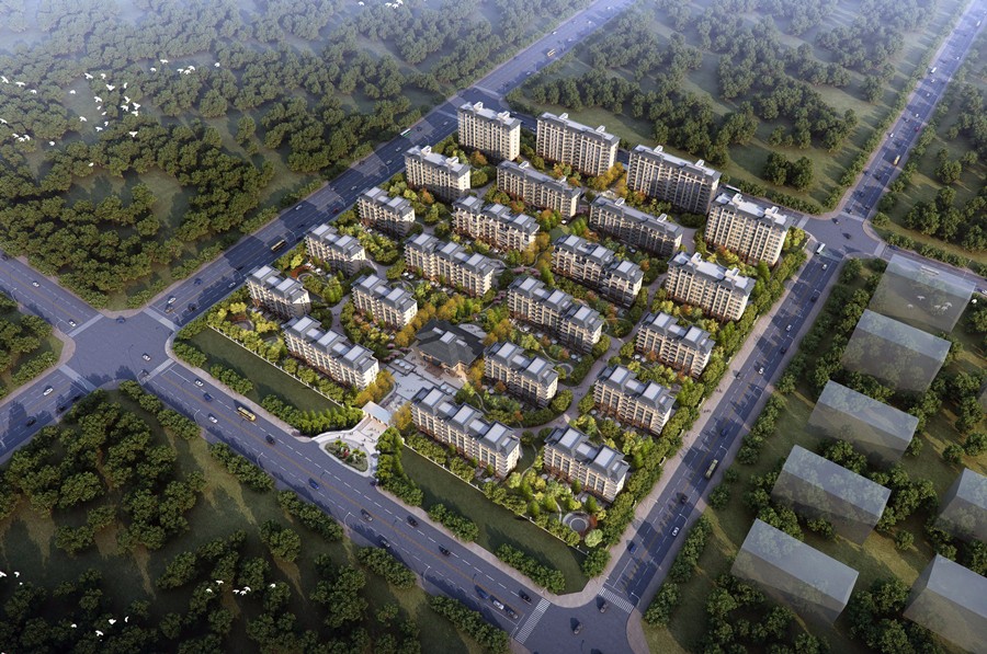 河口鴻景·西湖悅府沙盤圖