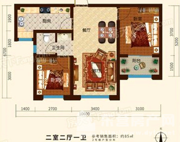 明佳花園戶型圖