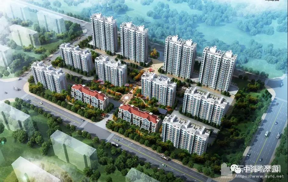 中海·鳴翠園沙盤圖