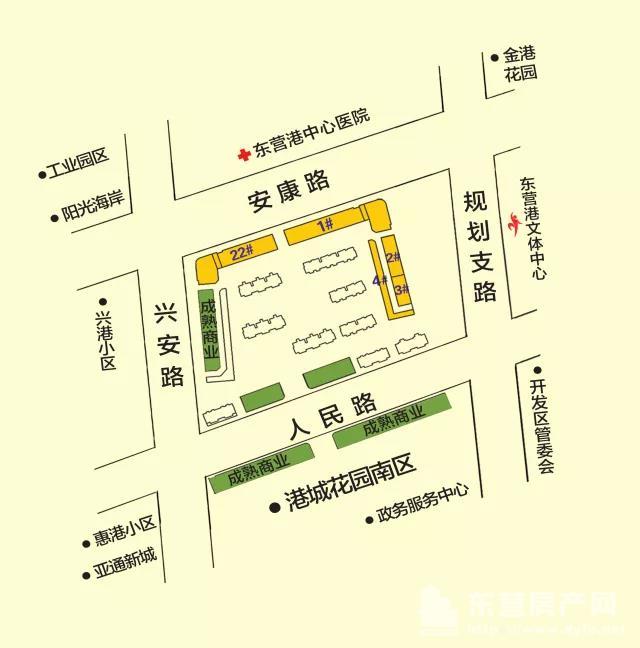 河口海通港城花園交通圖