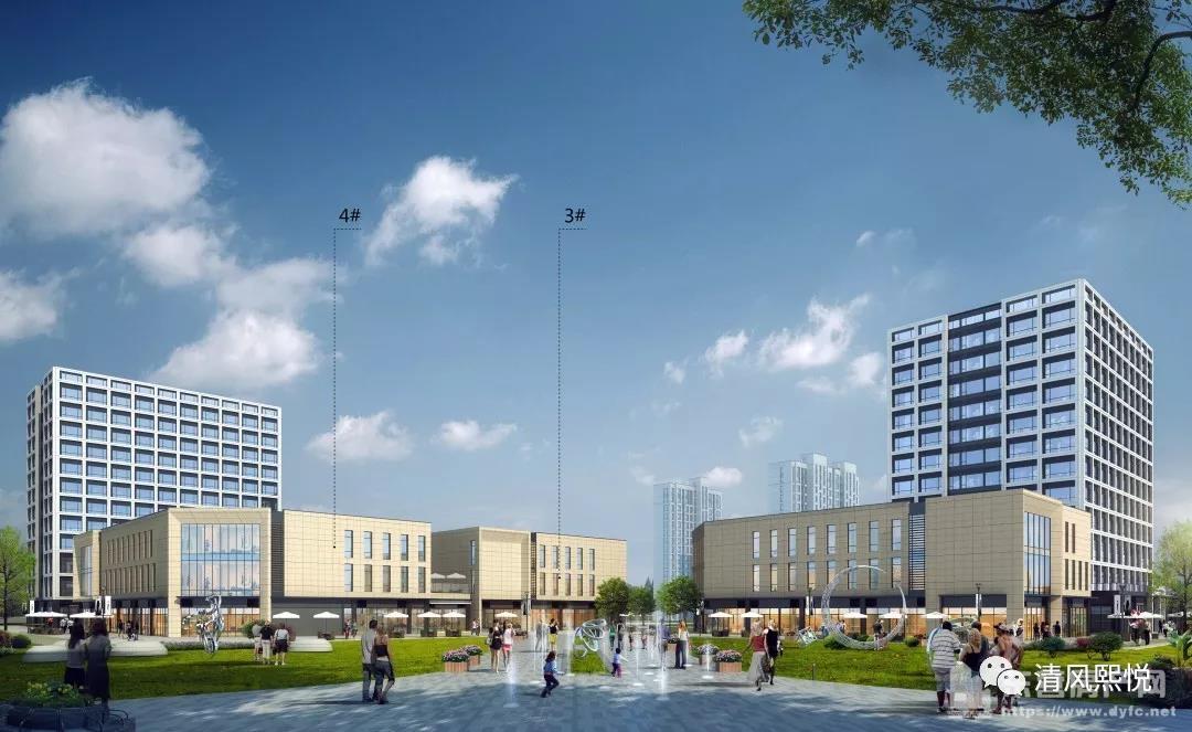 社區商業、商務寫字樓效果圖