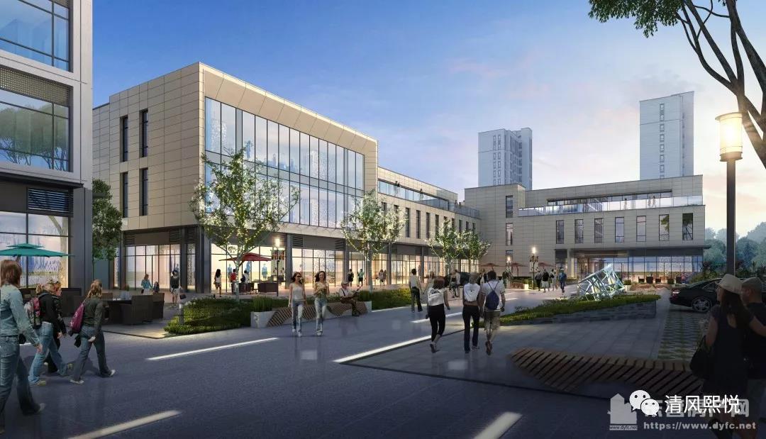 社區商業、商務寫字樓效果圖