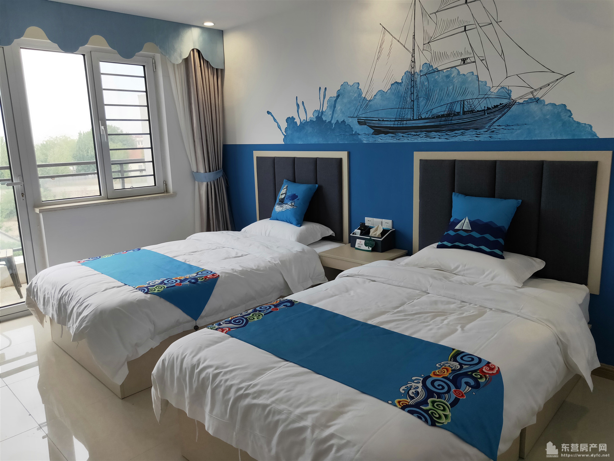 煙臺長島漁號小鎮樣板間