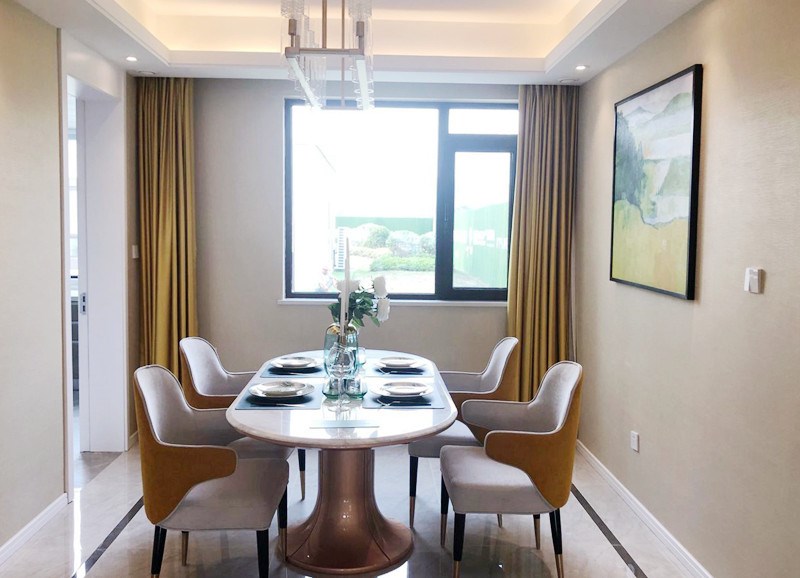 【清風熙悅】139㎡樣板間--餐廳