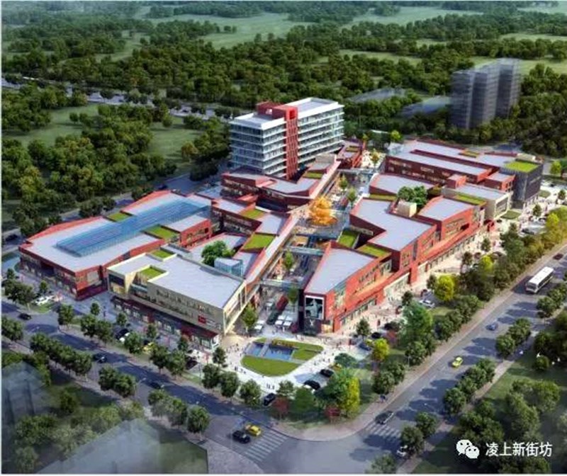 凌上新街坊沙盤圖