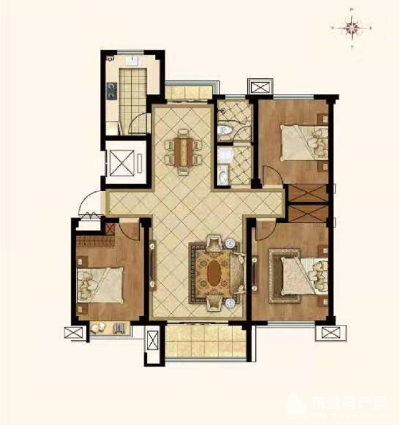 眾成·鑫島佳苑戶型圖