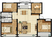 宅家看房 幸福不打烊【眾成名園】135㎡四室戶型解析