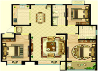 【董興花園玥府】最搶手的135㎡三室戶型解析