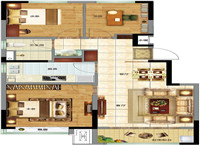 一步到位還實惠【眾成和園】100㎡三室“明星戶型”