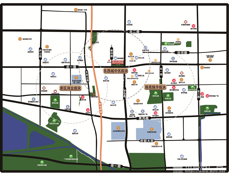 恒瑞高尚領域交通圖