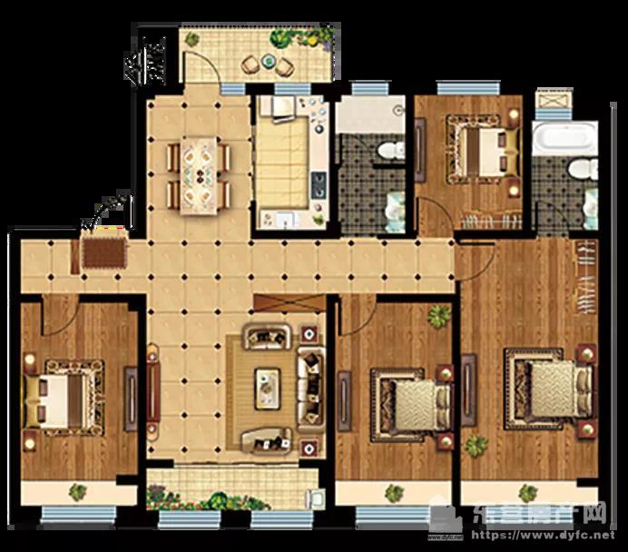 廣饒新時代花園戶型圖
