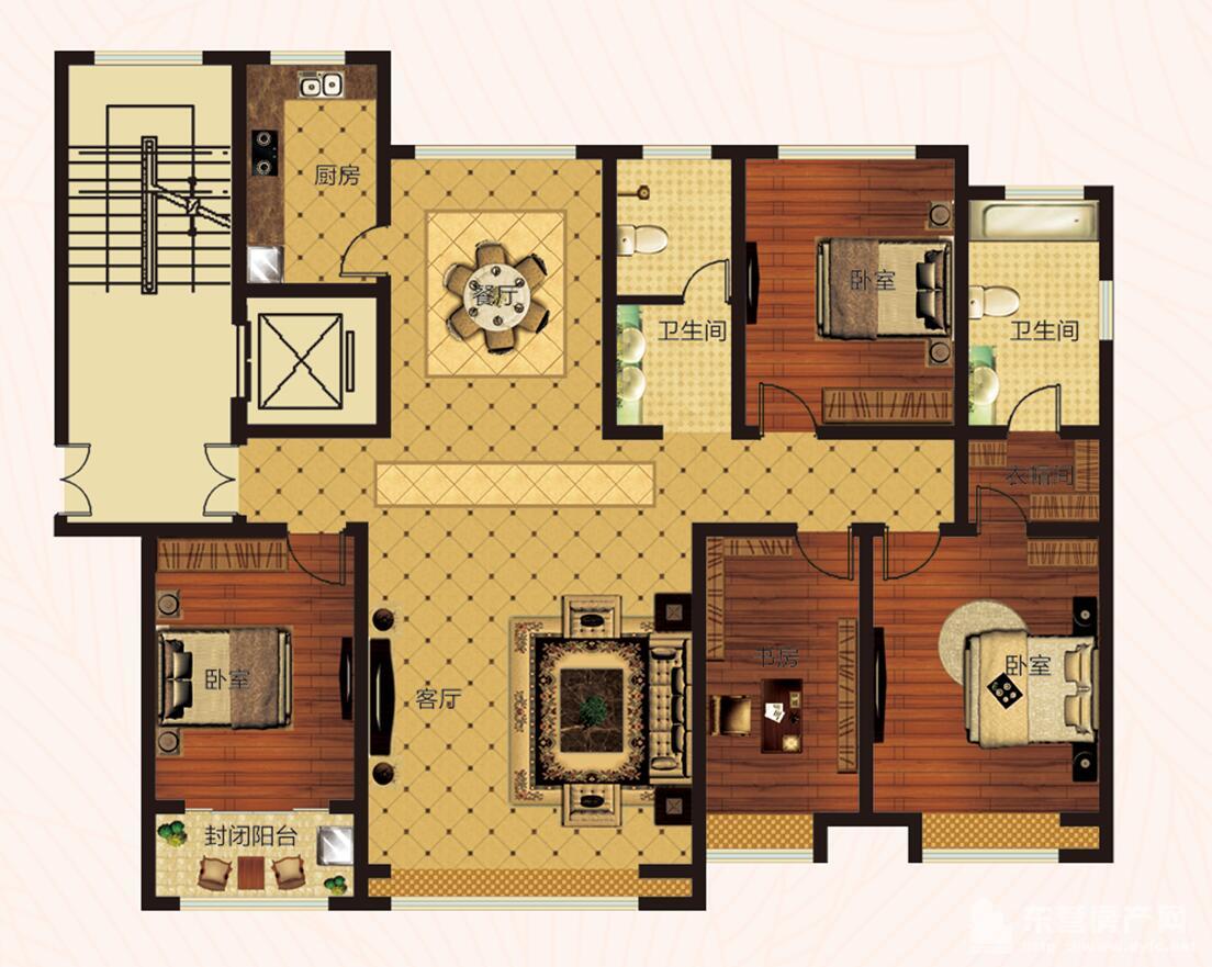 8#,7#樓 墅質洋房 170㎡ 4室2廳2衛