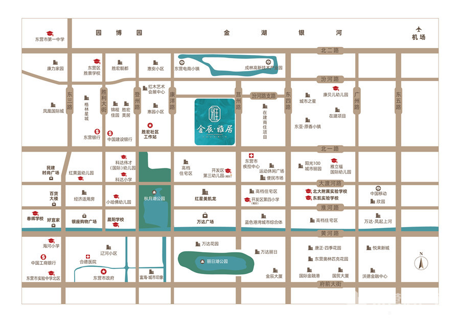 金辰·雅居交通圖