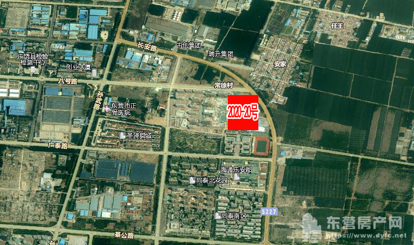2020-20号 地块位于县城区正安路以东,长安路以西,广凯路以南,规划