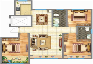 5980元/m2起電梯洋房！這就是我想要的家【城市華府】約135m2戶型賞析