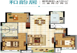 【眾成和園】約126㎡舒居三室，安放全家人的理想生活