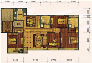 【奧體學都】這個170㎡四室兩廳兩衛戶型，內藏大乾坤