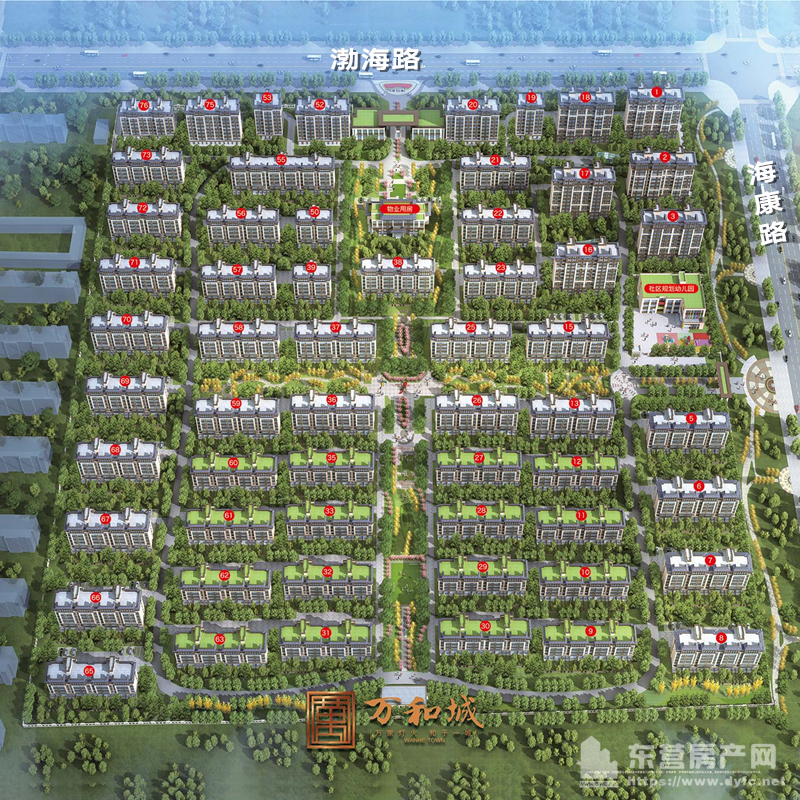 河口萬和城沙盤圖