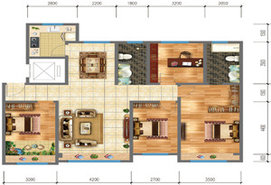 【城市華府】約143㎡四室 一步到位 滿足家庭成長需求 5980元/㎡起熱銷中！
