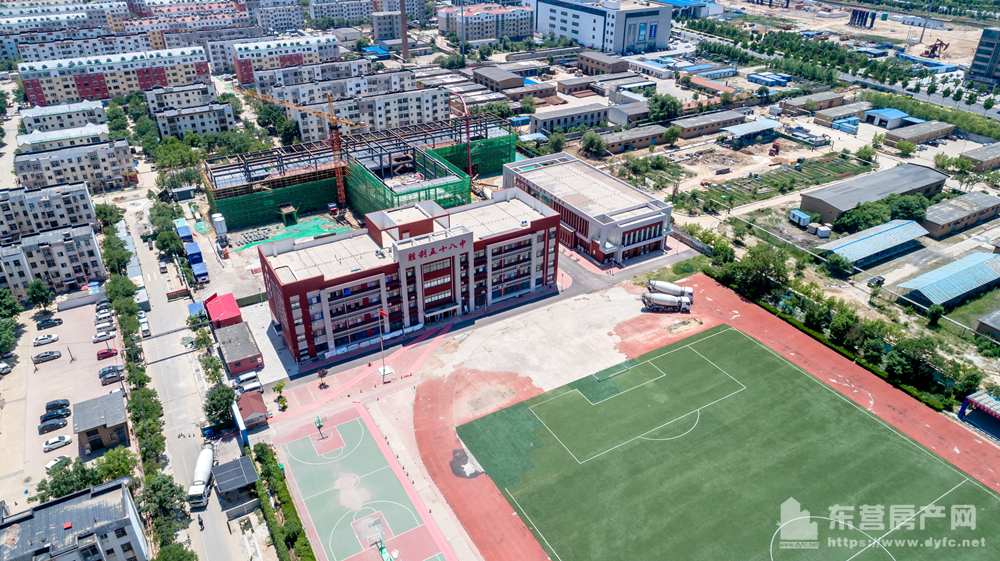 五十八中航拍實景圖