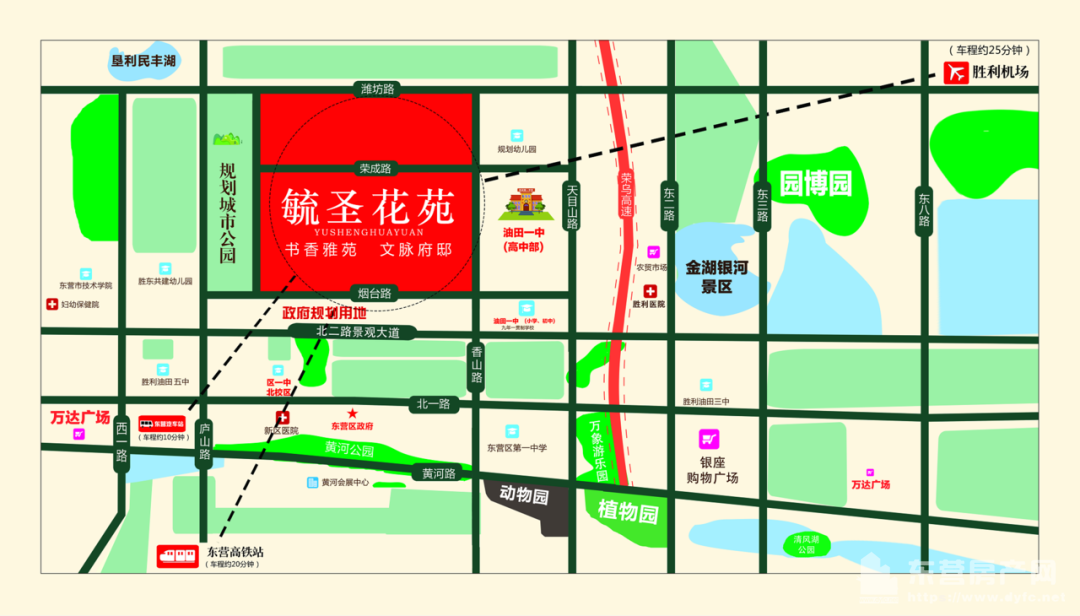 毓圣花苑交通圖