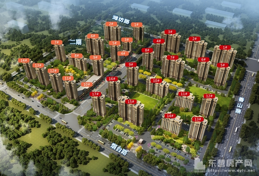 毓圣花苑沙盤圖