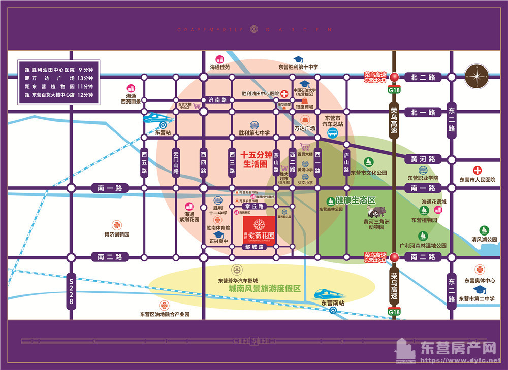 海通紫薇花園交通圖