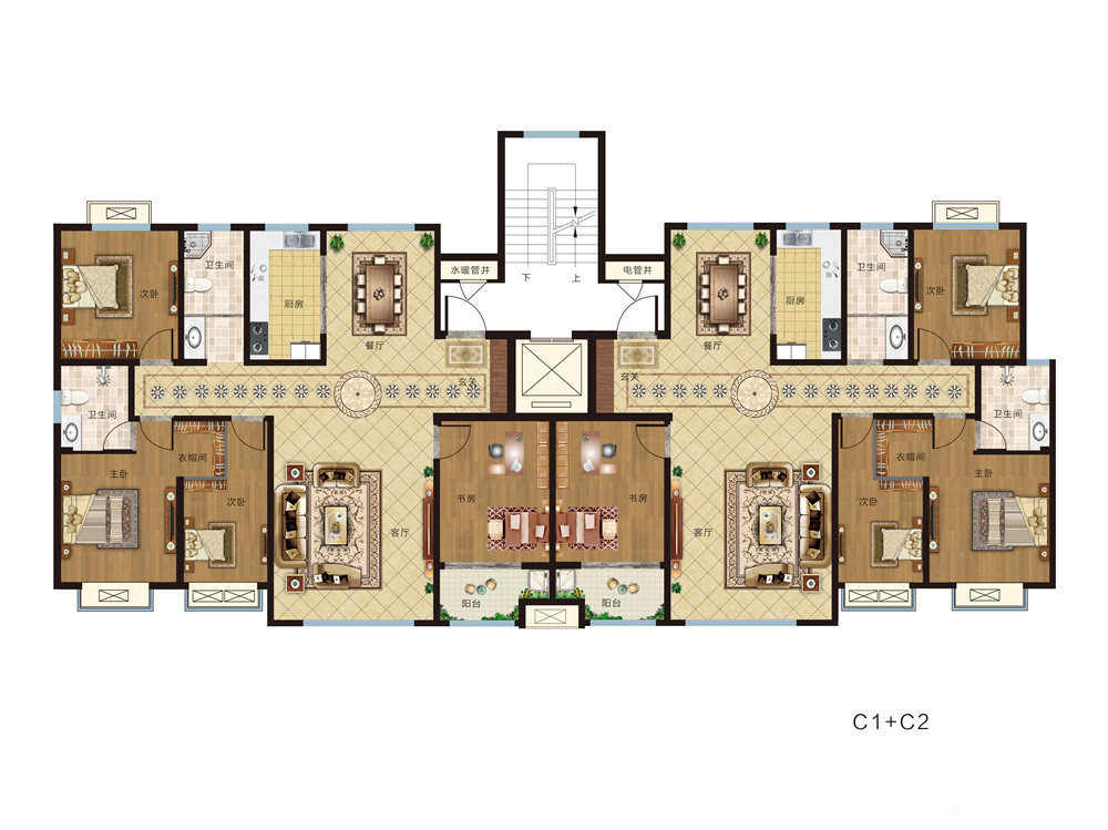 150型 4室2廳2衛 約150㎡