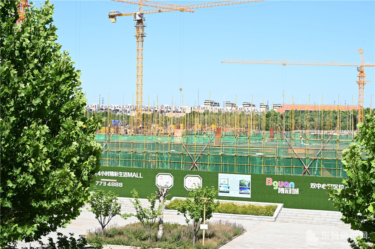 墾利博冠城市商業廣場工程進度