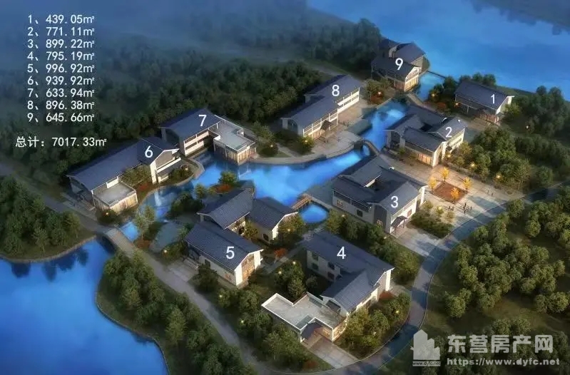 明潭水街沙盤圖