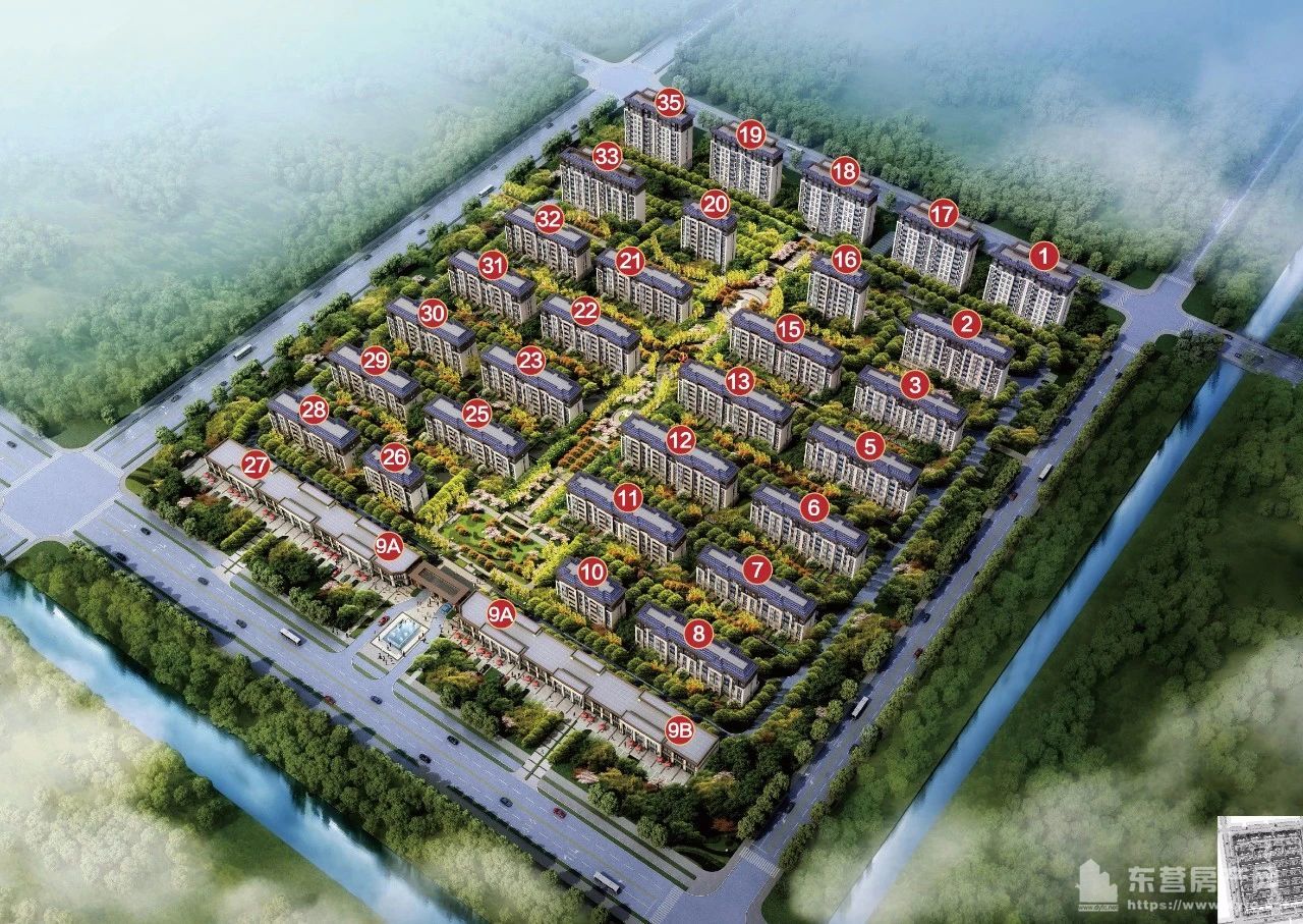 利津書香華府沙盤圖