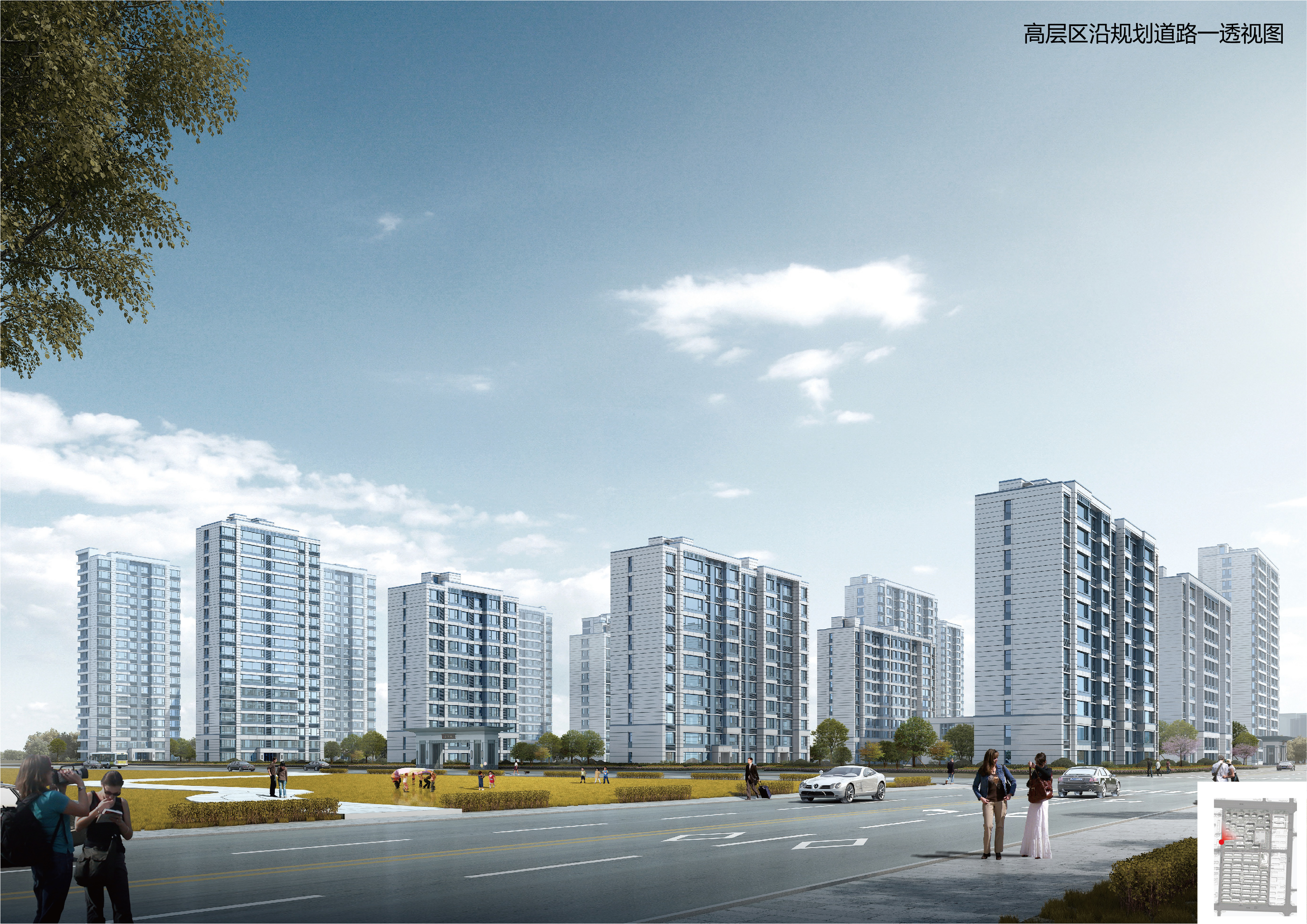 海通新邦·山河城小高層效果圖