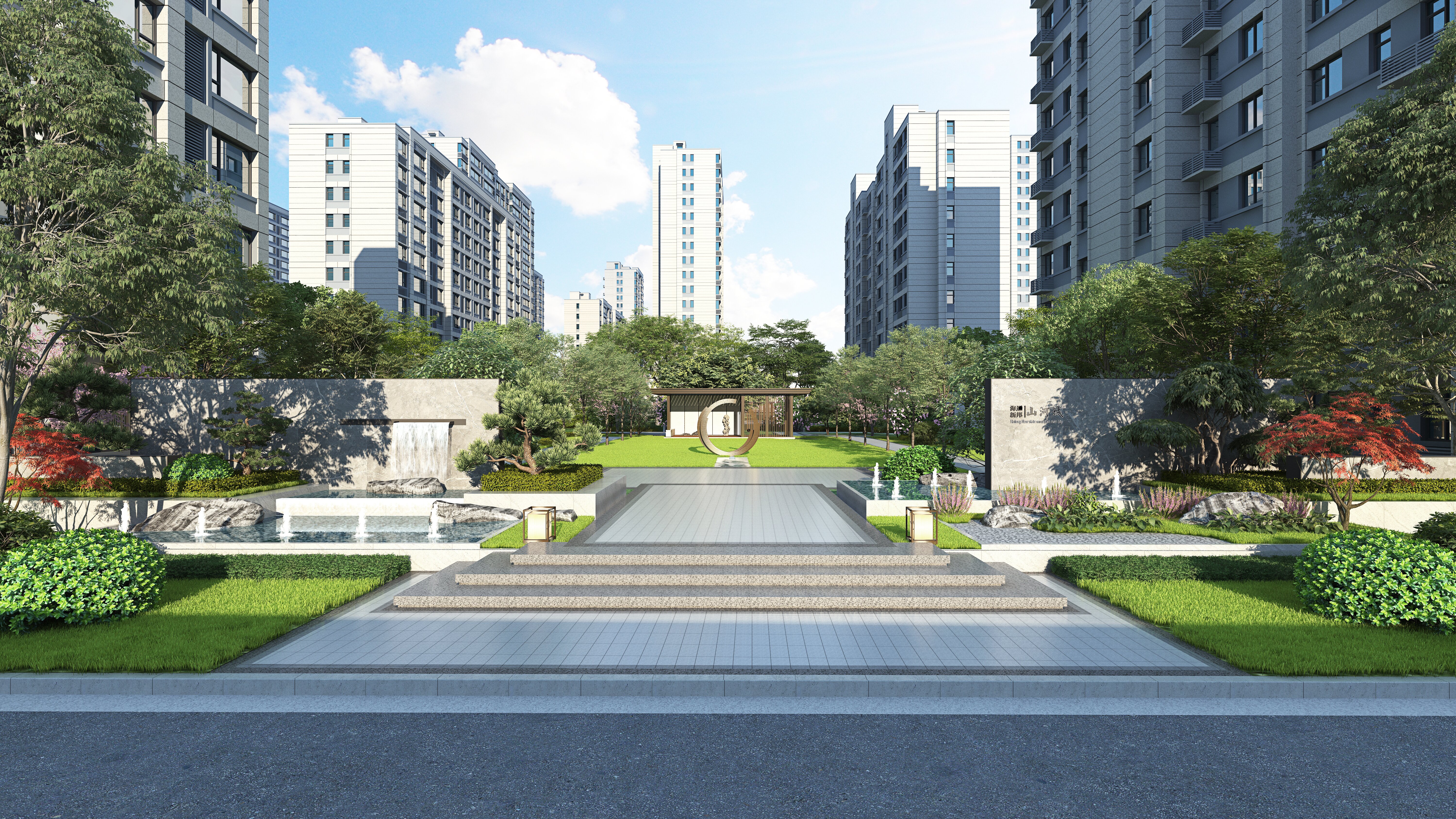 海通新邦·山河城小高層效果圖