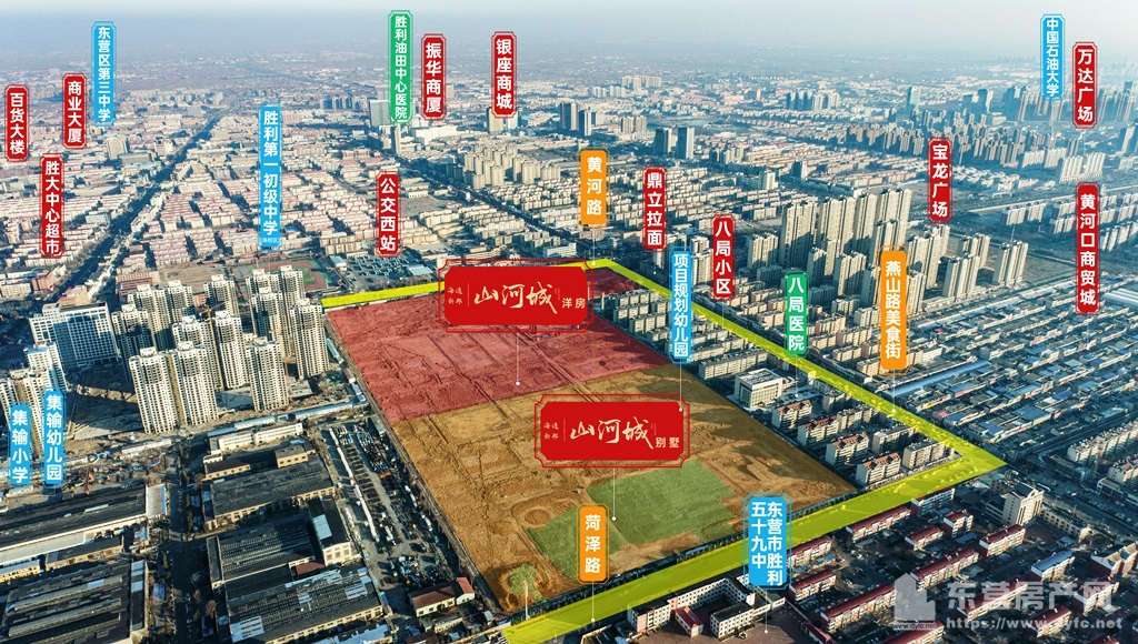 海通新邦·山河城小高層沙盤圖