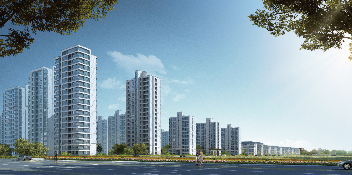 海通新邦·山河城小高層效果圖