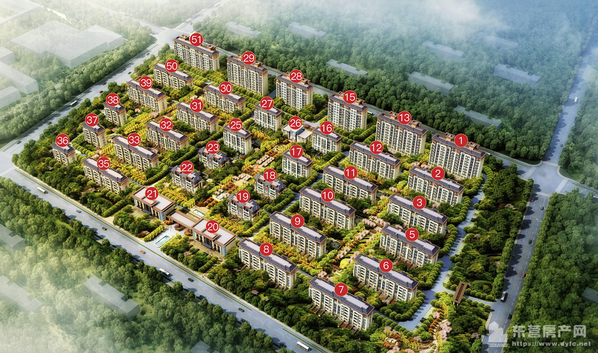 利津書香學府沙盤圖