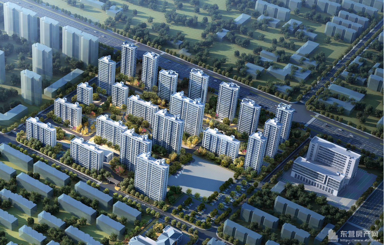 海通新邦·山河城小高層沙盤圖