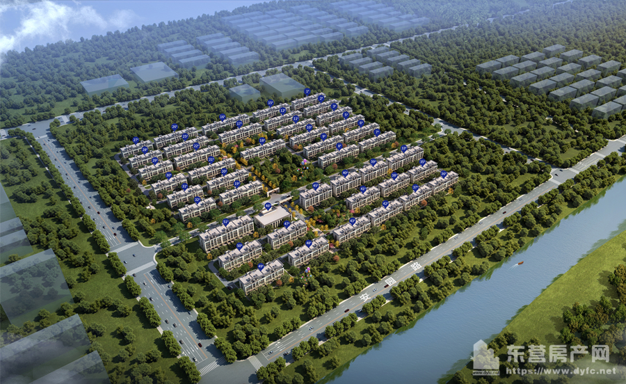 海通西溪蝶園沙盤圖