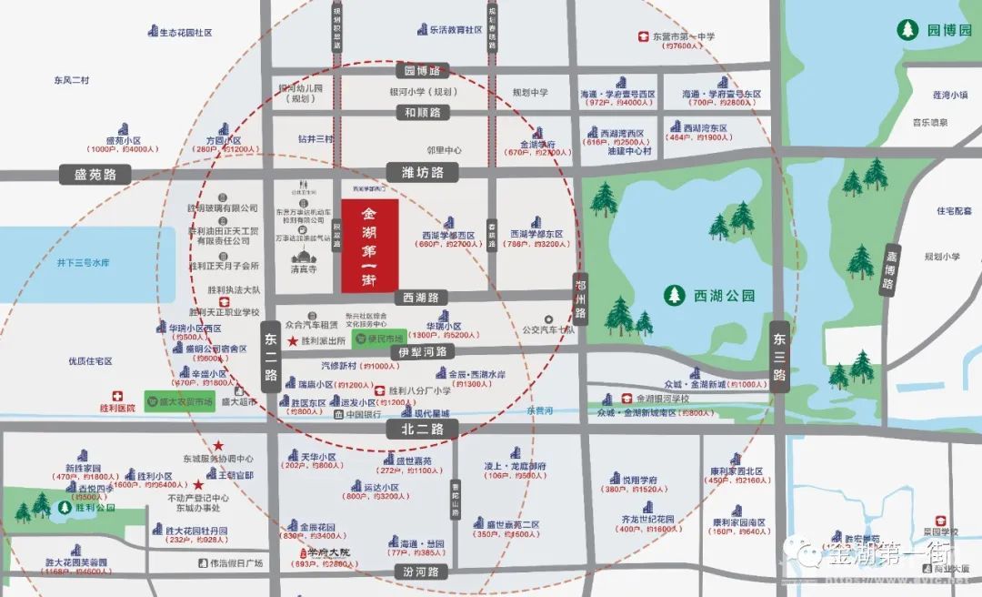 金湖第一街交通圖