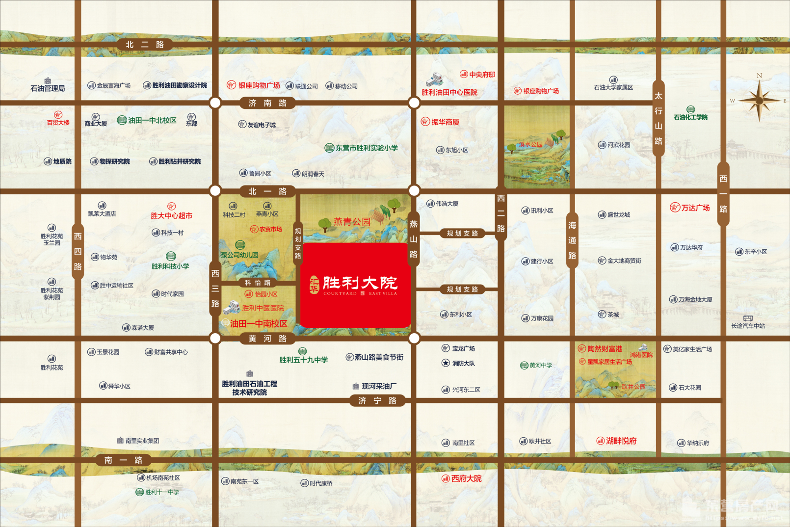 匯華·勝利大院交通圖