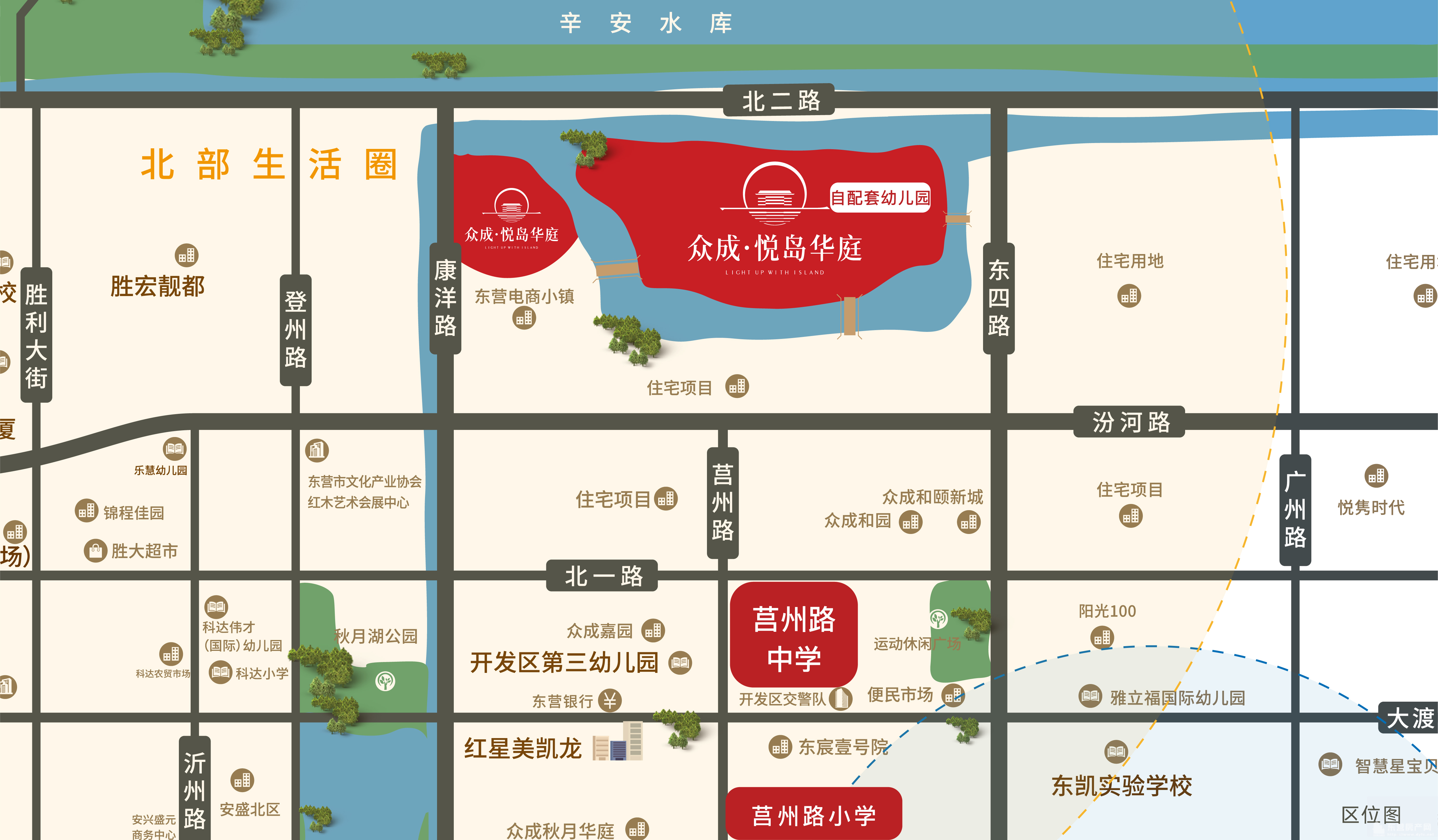 眾成悅島華庭交通圖