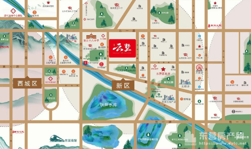 匯華云墅交通圖