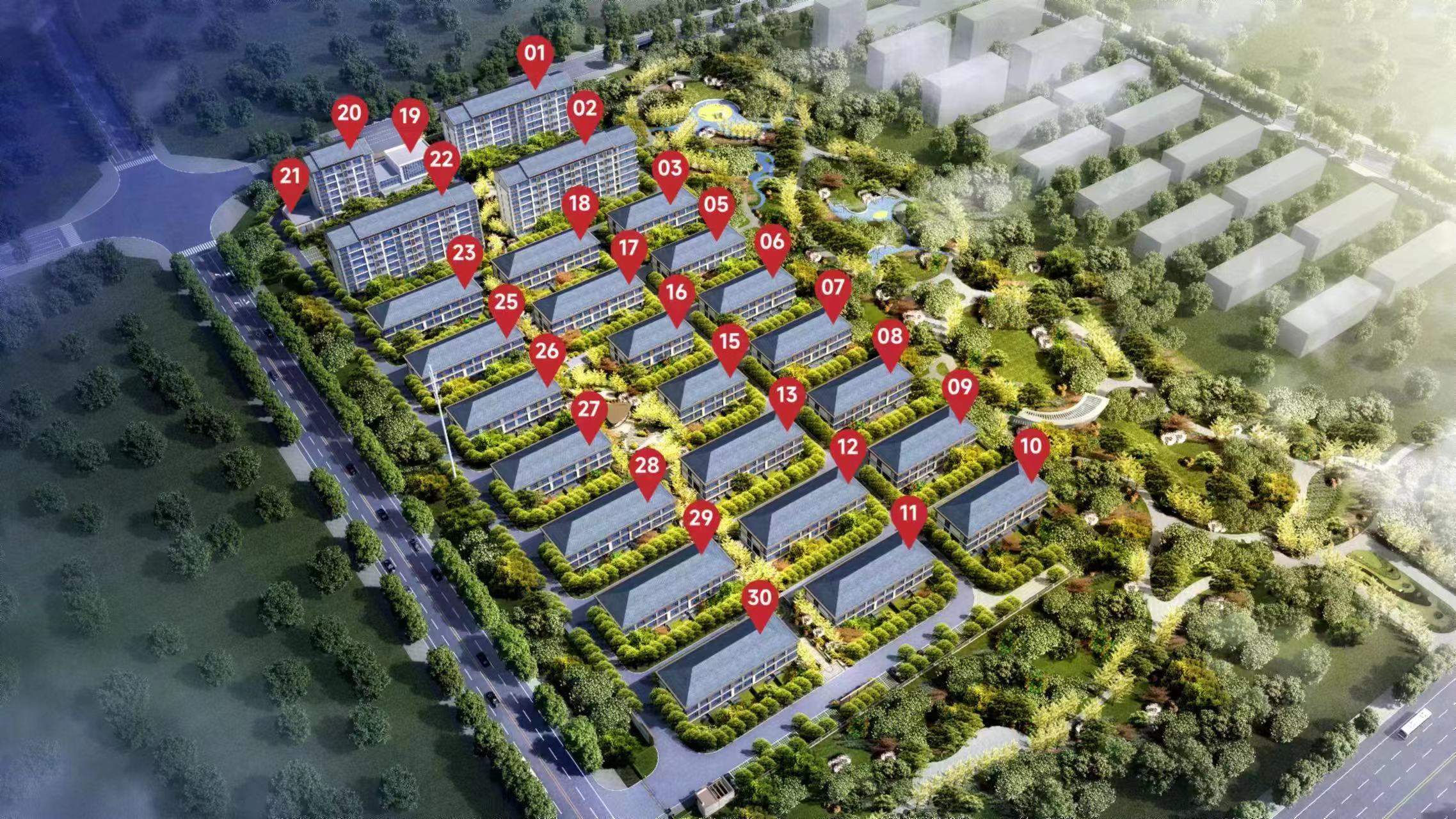 和合嘉園沙盤圖