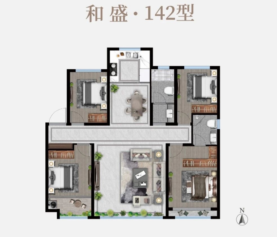 和合嘉園戶型圖