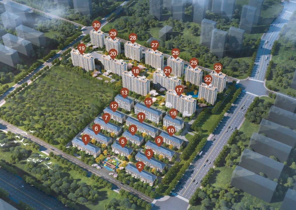 金基·璽樾府沙盤圖