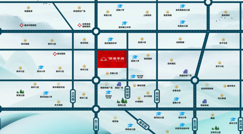 匯華·麗景學府交通圖